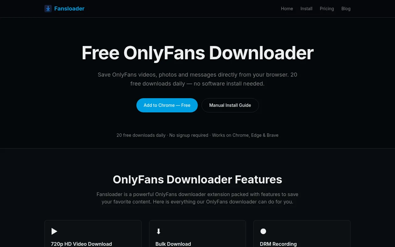 Fansloader screenshot 2