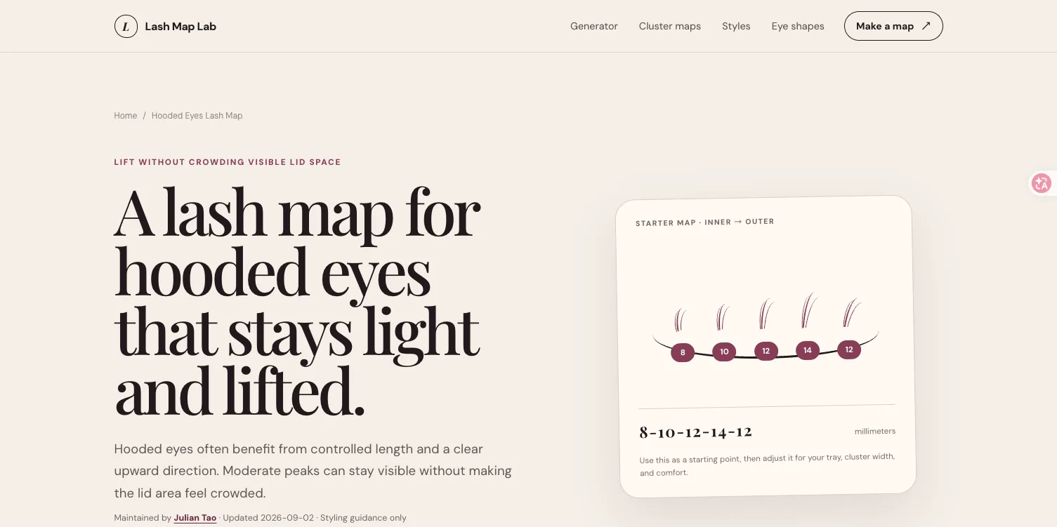 Lash Map Lab screenshot 2