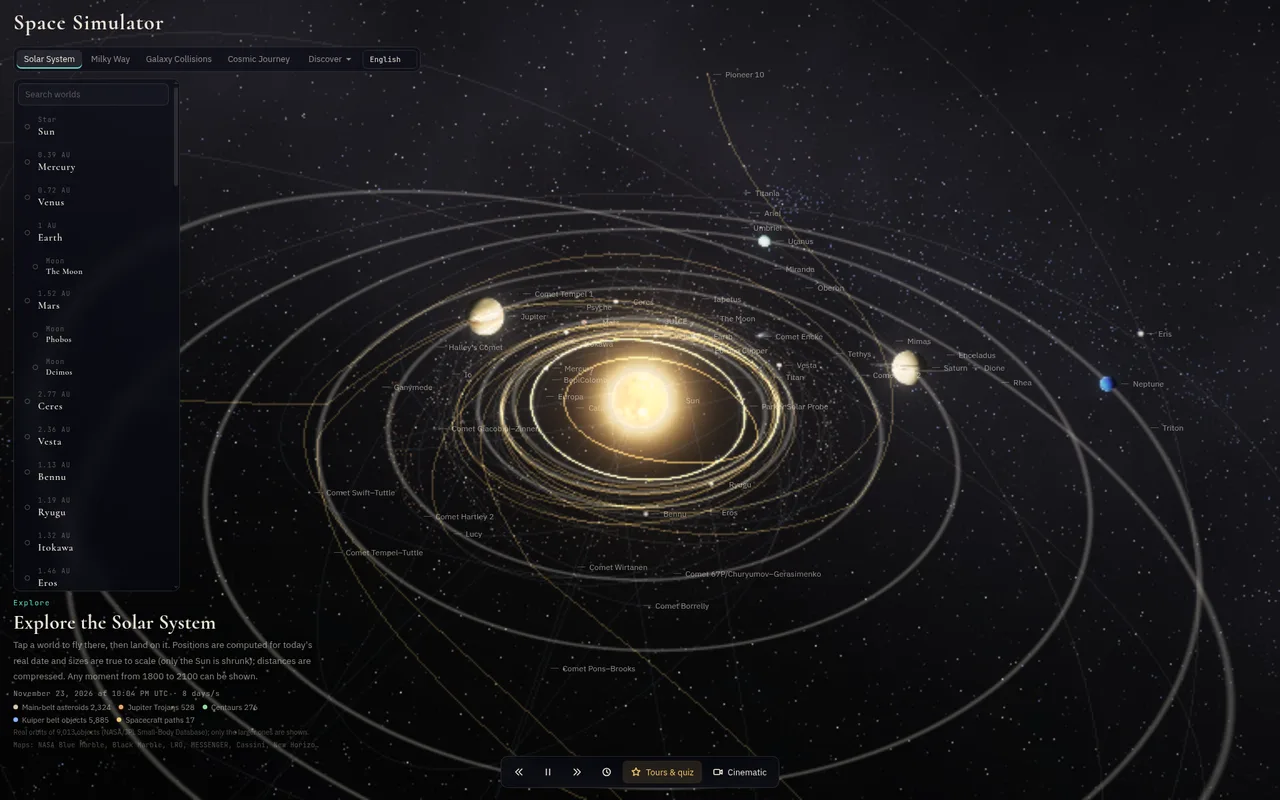 Space Simulator Online screenshot 1