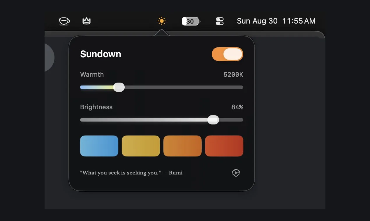 Sundown screenshot 1