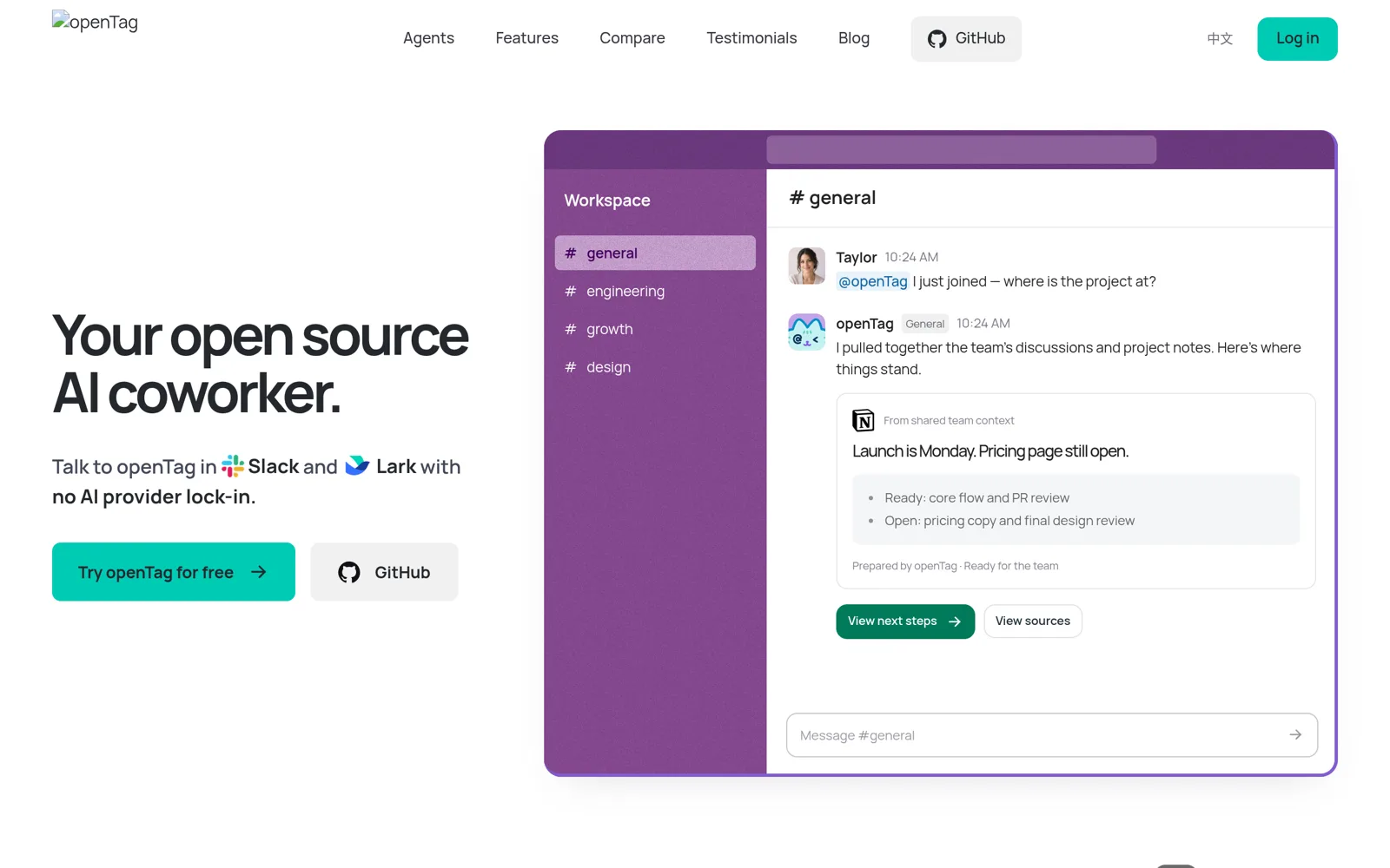 OpenTag screenshot 1