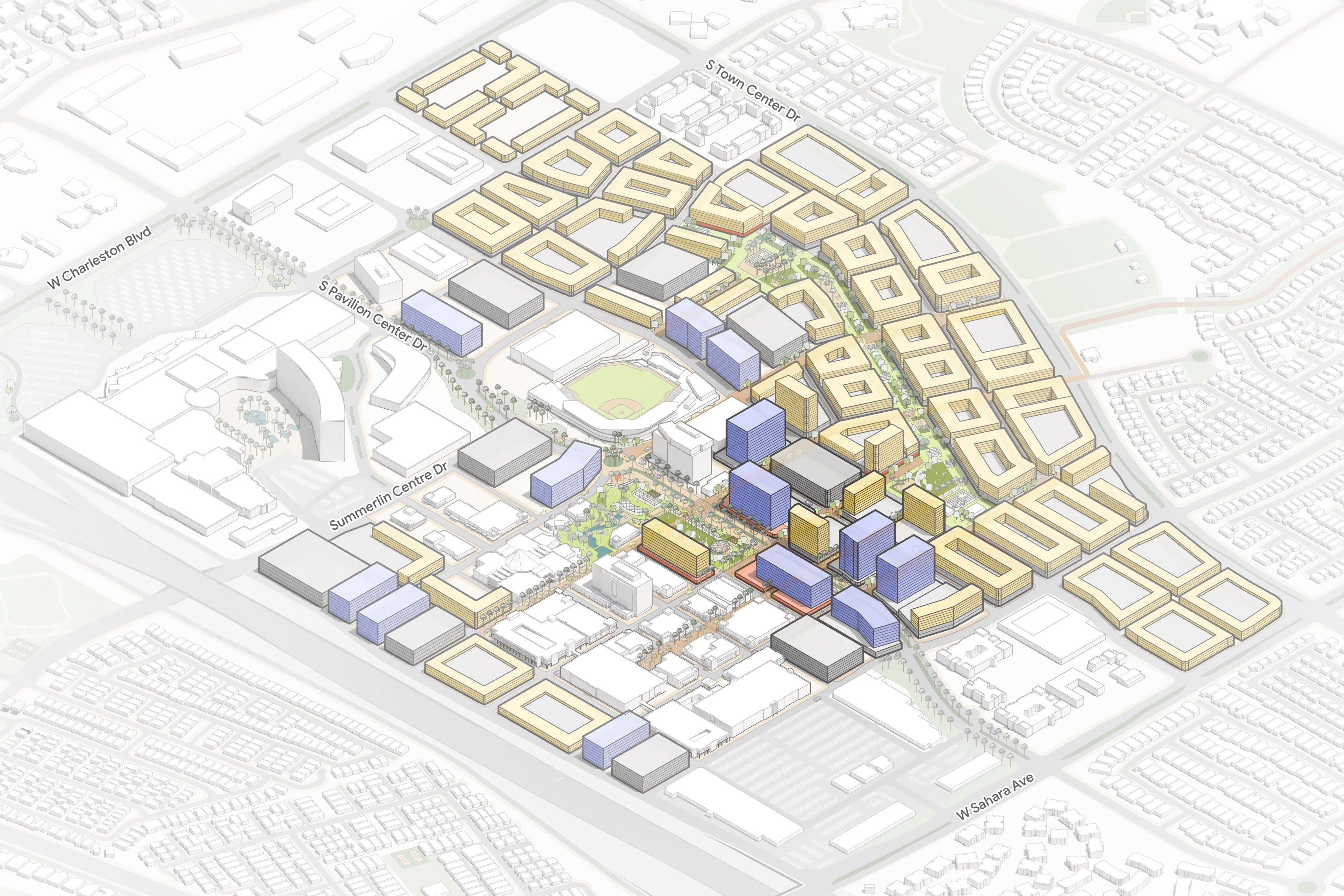 A visualization of a plan from the Sidewalk Labs development team.