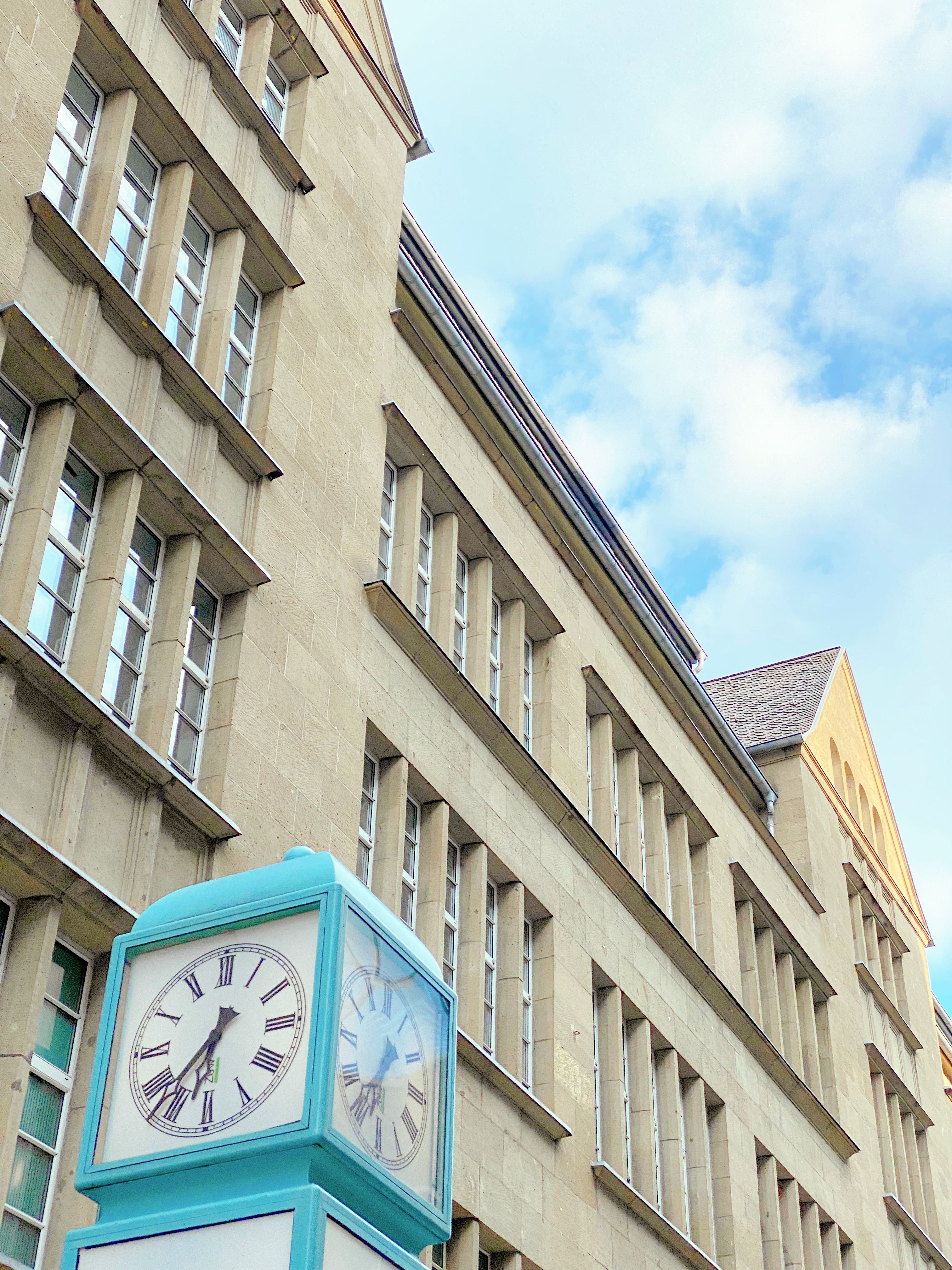 A commercial building with a facade