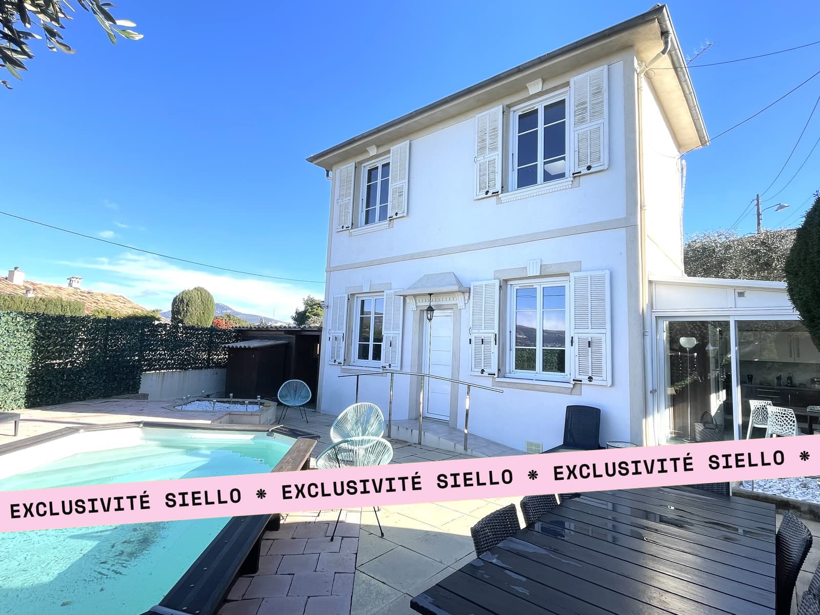 EXCLUSIVITE - NICE ST ANTOINE DE GINESTIERE - Villa individuelle - 3 pièce(s) - Terrain 307m2-1