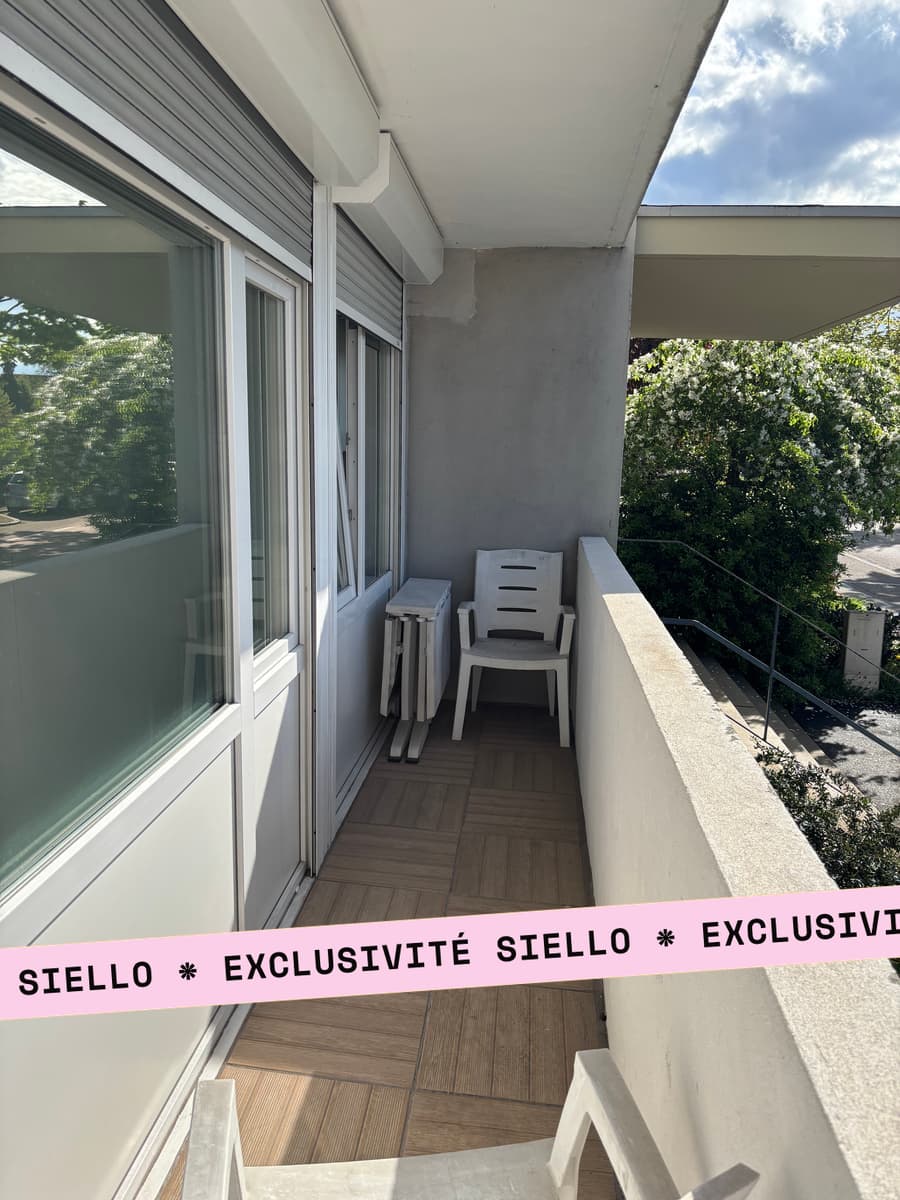 À VENDRE - Studio. meublé avec balcon et cave - Mulhouse-5