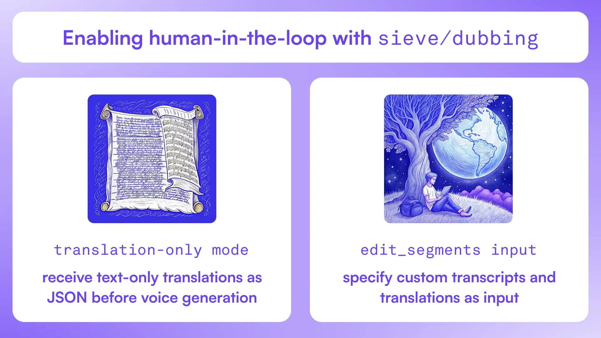 Dubbing Editing Features