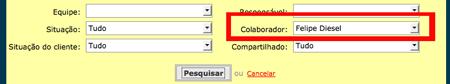 Pesquisa por colaborador