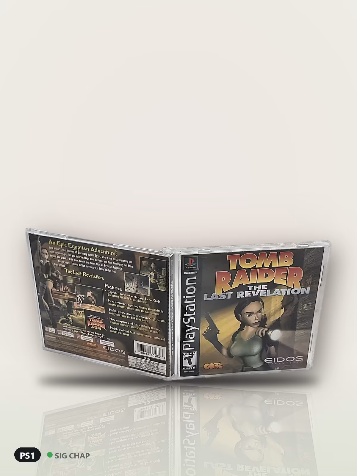 Tomb Raider: The Last Revelation, Retrô · Jogos de PS1, foto real da unidade