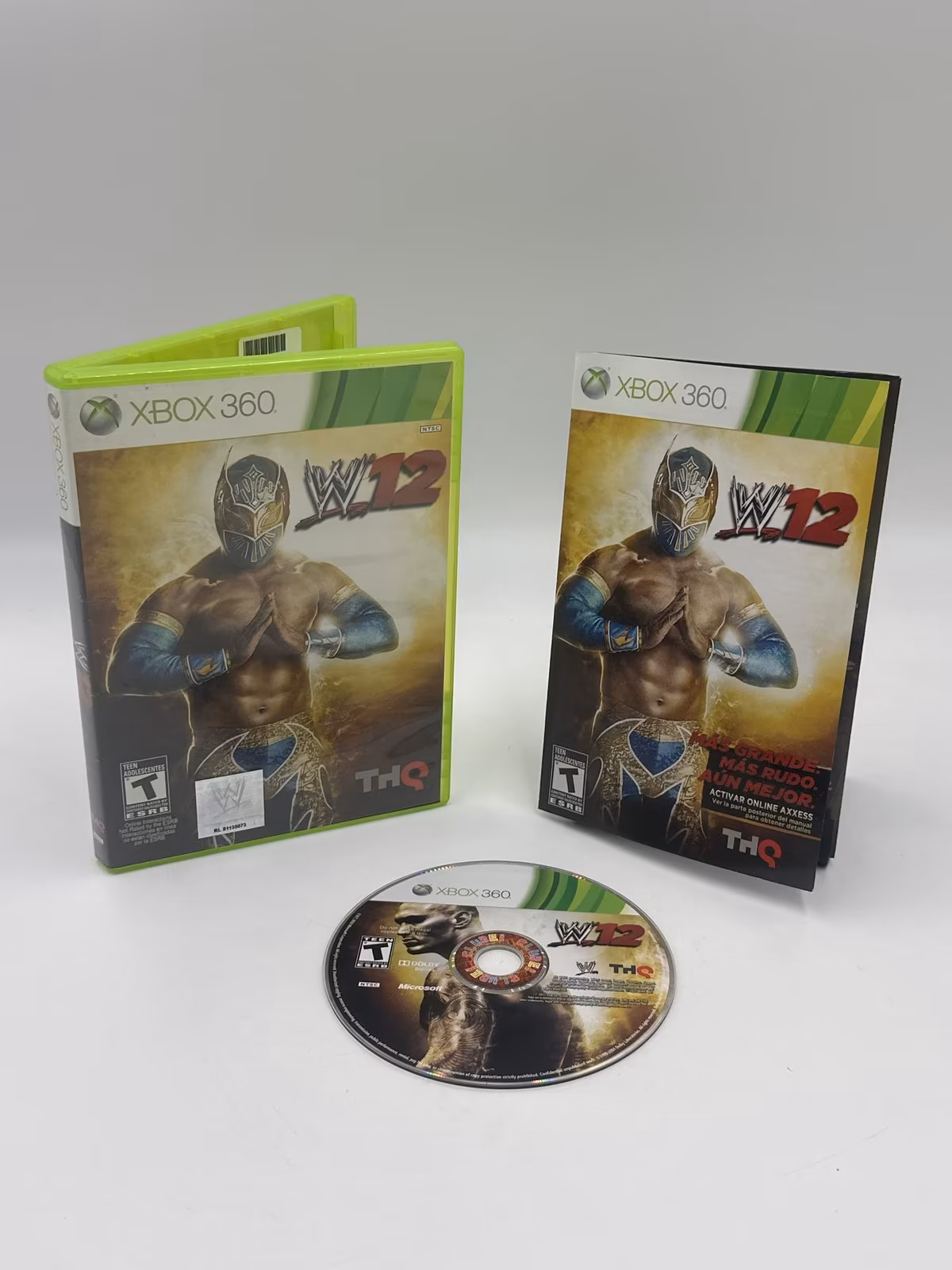 WWE '12 - Xbox 360 - Mídia Física - Seminovo