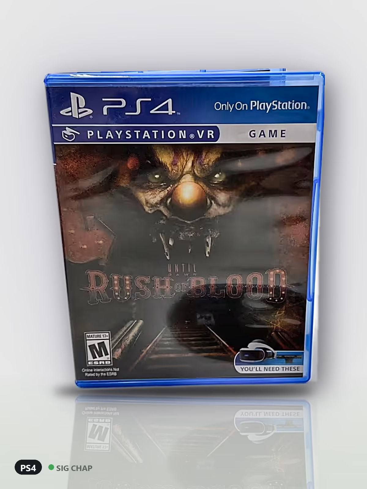 Until Dawn: Rush of Blood (PS VR), Jogos de PS4, foto real da unidade