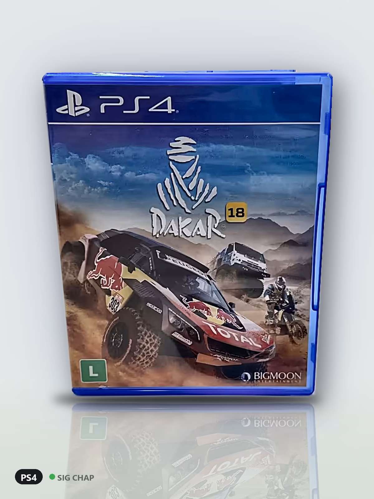 Dakar 18, Jogos de PS4, foto real da unidade