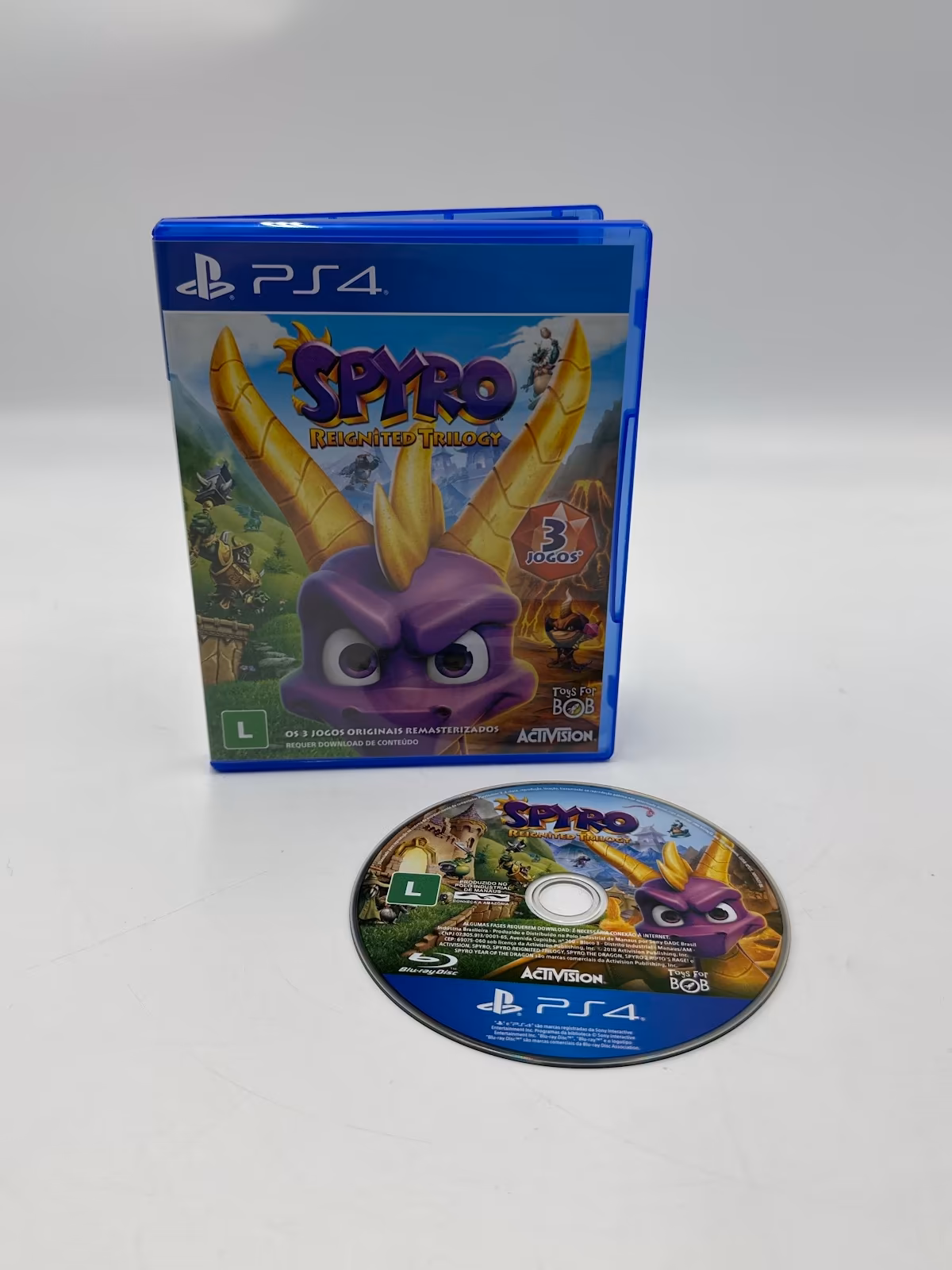 Spyro Reignited Trilogy - PS4 - Mídia Física