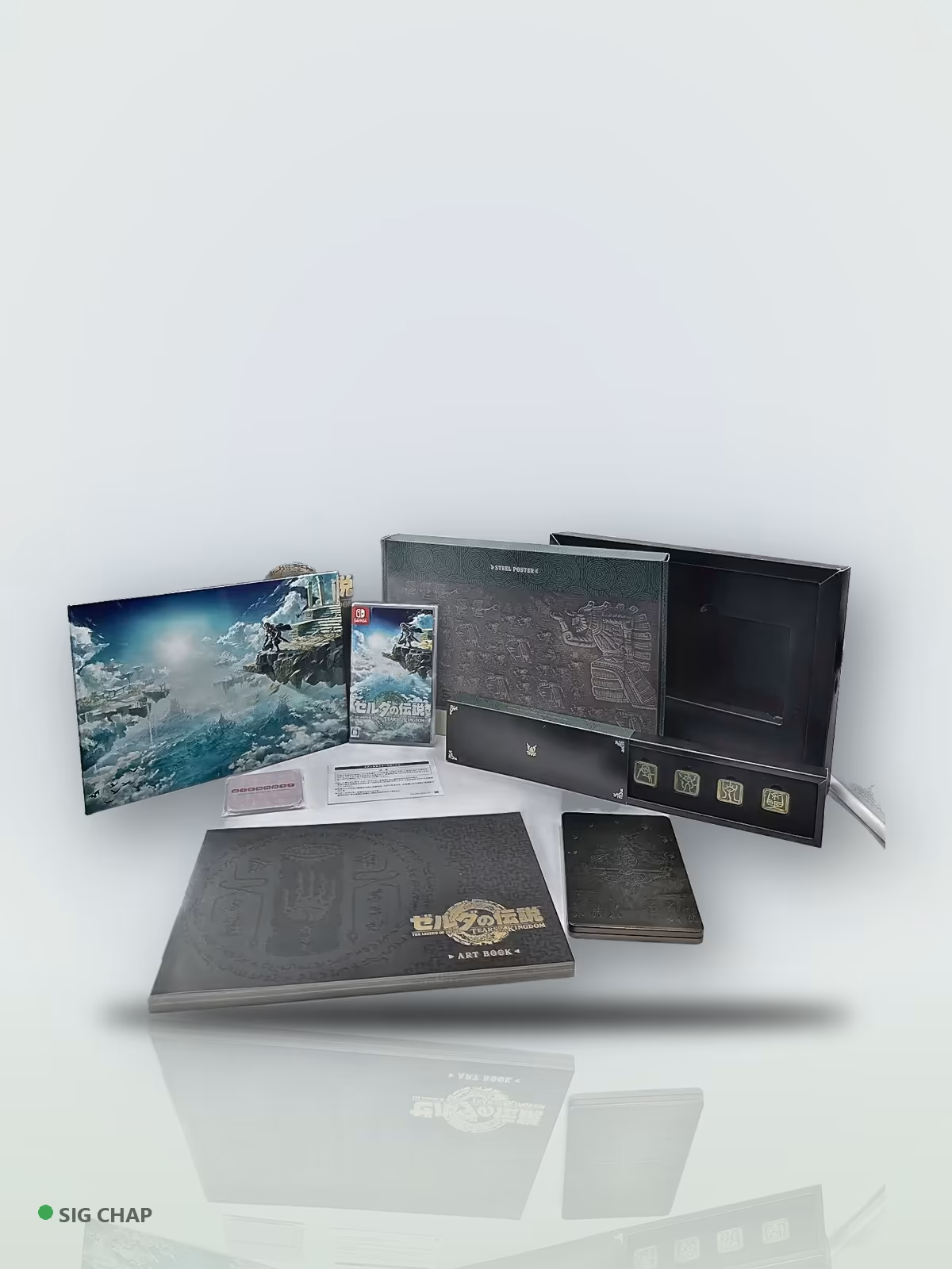 The Legend of Zelda: Tears of the Kingdom Collector's Edition Premium Box (Japonês), SWITCH, foto real da unidade