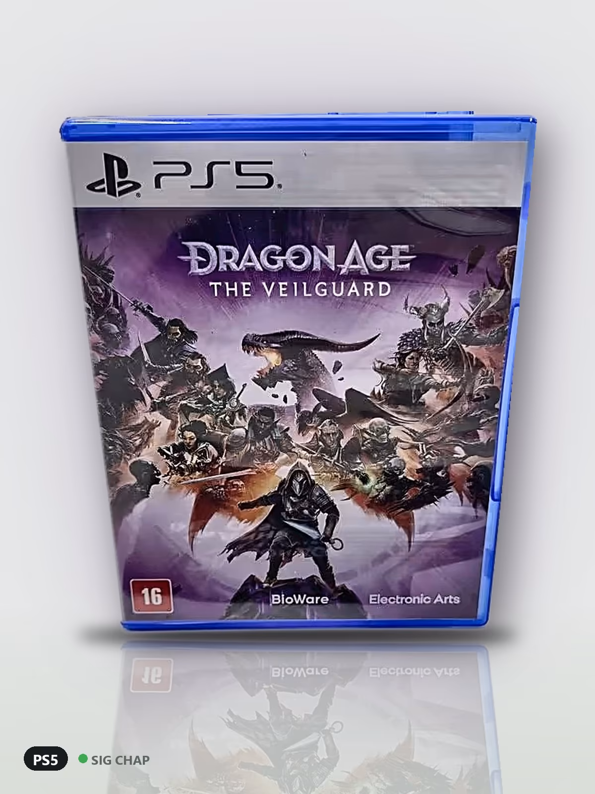 Dragon Age: The Veilguard - Seminovo Completo, PS5, foto real da unidade