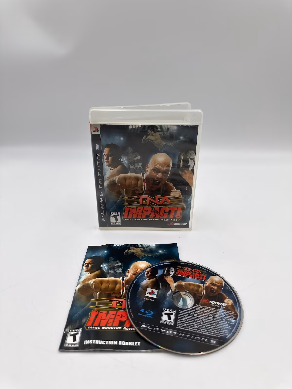 TNA Impact! - PS3 - Mídia Física - Seminovo Completo