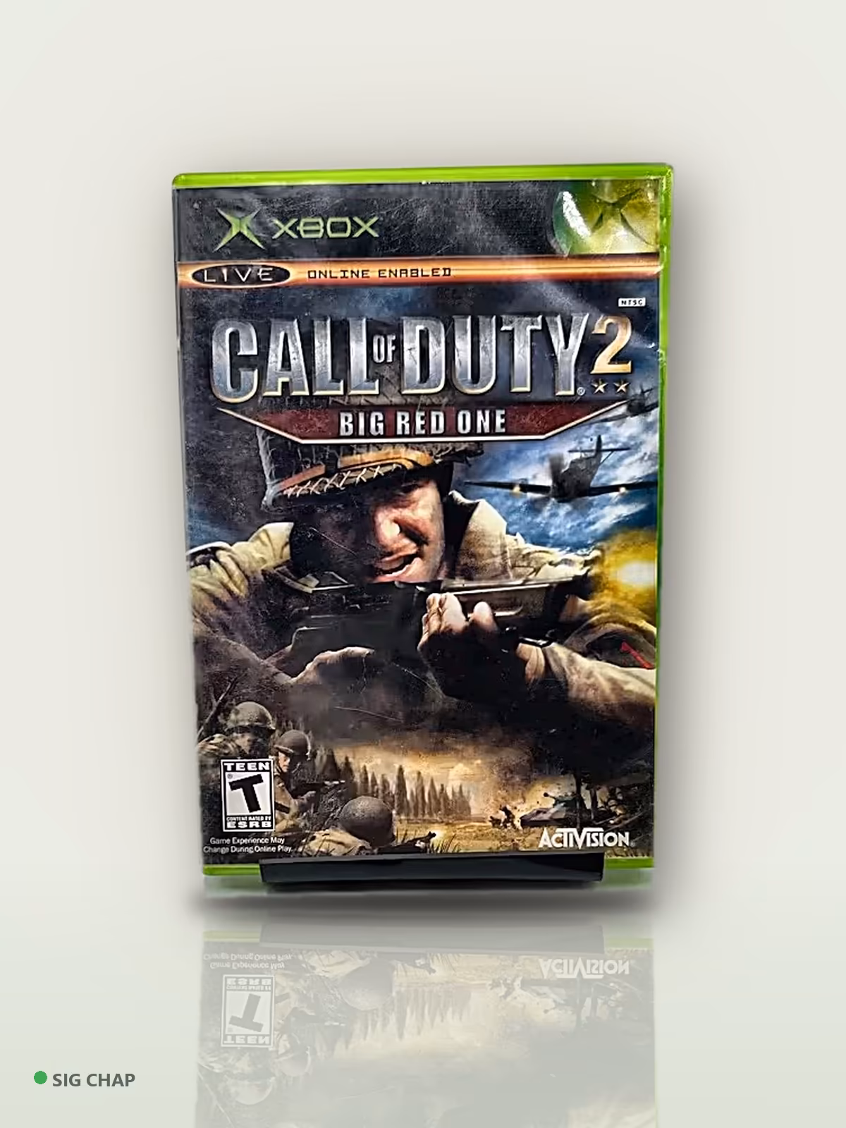 Call of Duty 2: Big Red One - Seminovo Completo, Retrô · XBOX, foto real da unidade