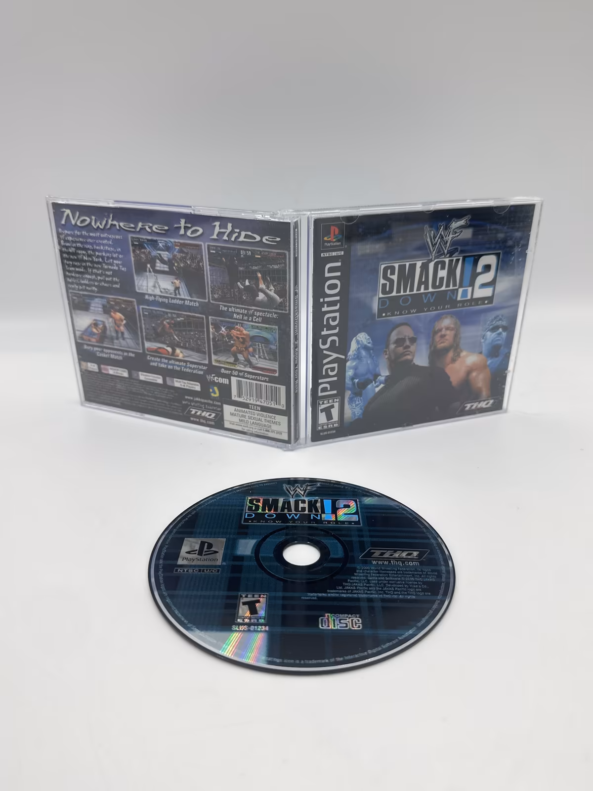 WWF SmackDown! 2: Know Your Role - PS1 - Mídia Física - Seminovo Sem Manual