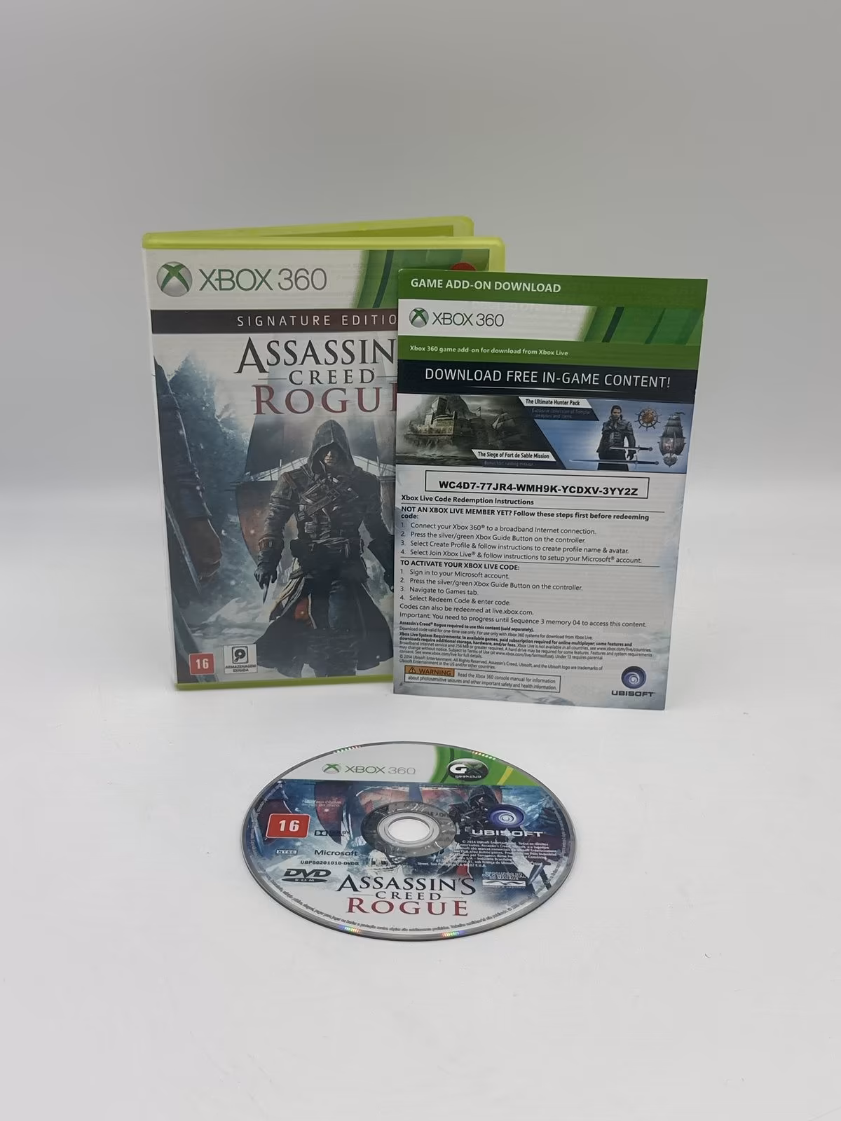 Assassin's Creed Rogue Signature Edition (Europeu) - Xbox 360 - Mídia Física - Seminovo