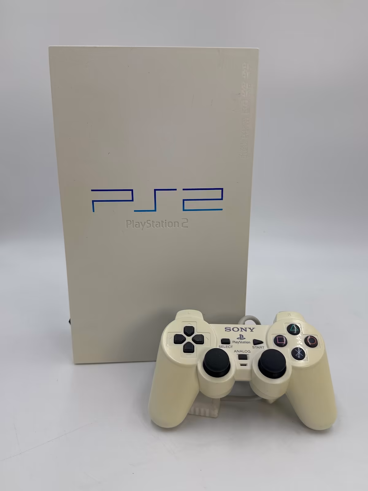 PlayStation 2 Fat Branco (Ceramic White), PS2, foto real 10 de 10