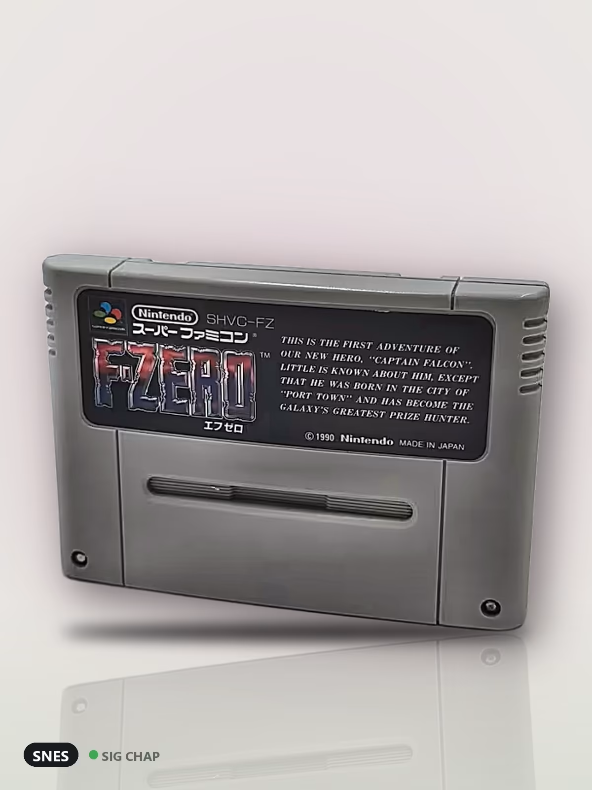 F-Zero (Super Famicom), SNES, foto real da unidade