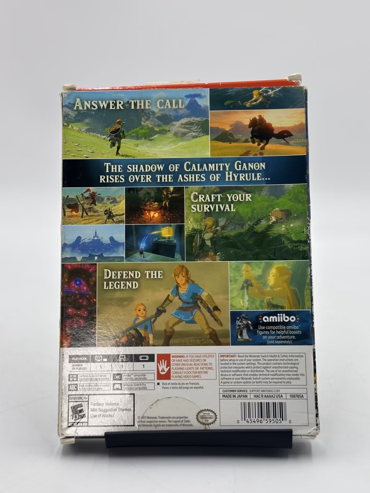 The Legend of Zelda: Breath of the Wild - com Explorer's Guide - Seminovo Completo, SWITCH, foto real 5 de 5