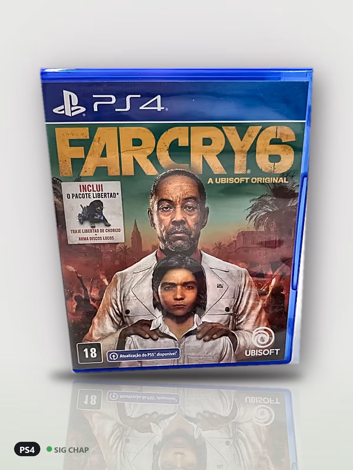 Far Cry 6, PS4, foto real da unidade