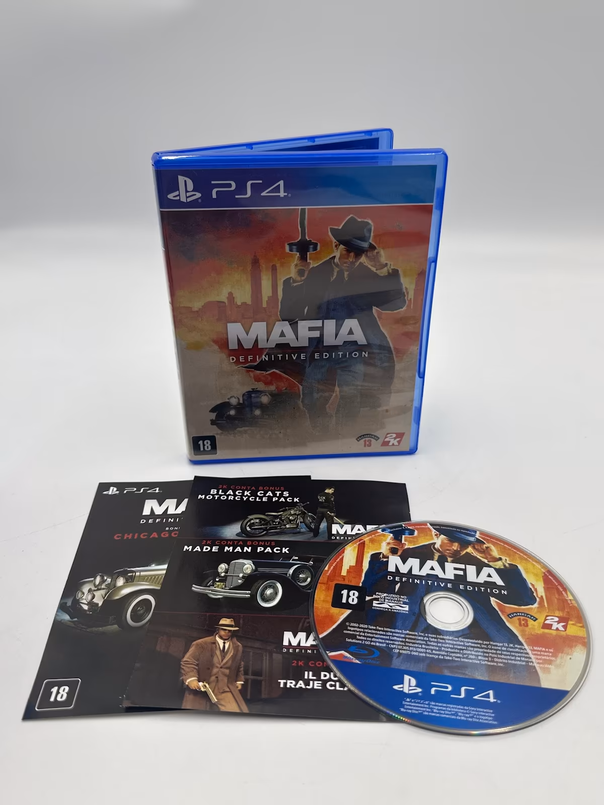 Mafia: Definitive Edition - PS4 - Mídia Física - Seminovo