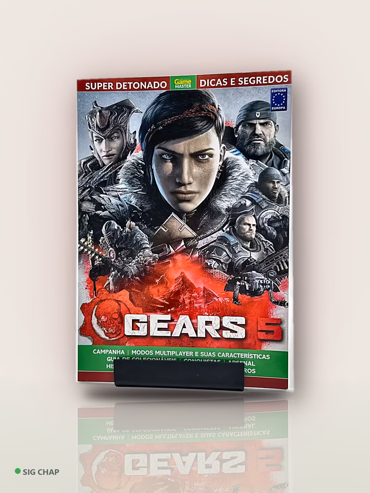 Super Detonado Gears 5 - Revista, foto real da unidade