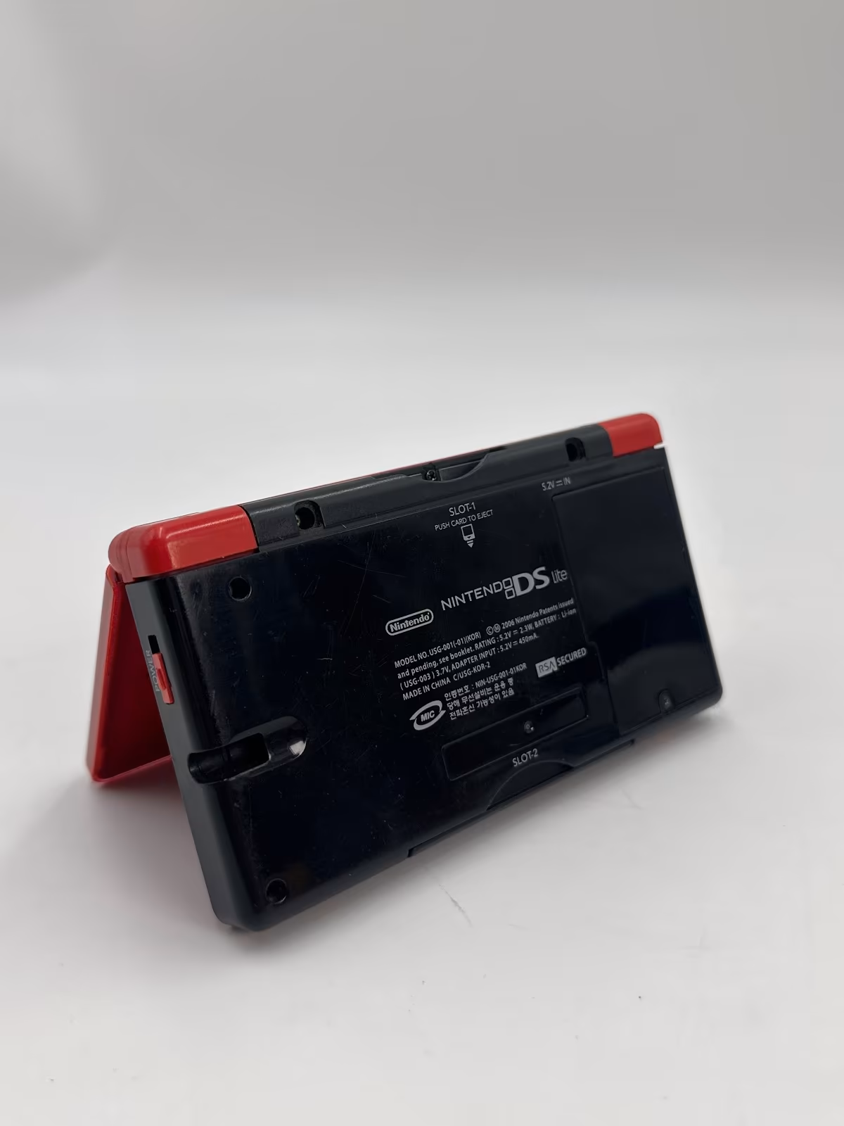 Console Nintendo DS Lite vermelho, DS, foto real 10 de 10