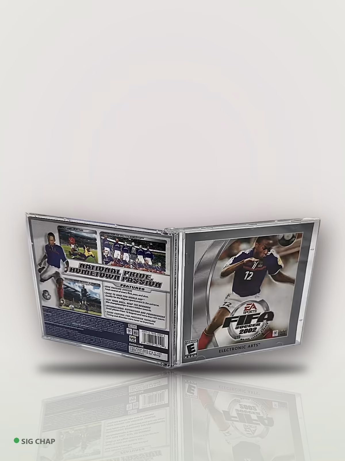 FIFA 2002 - Seminovo Sem Manual, foto real da unidade