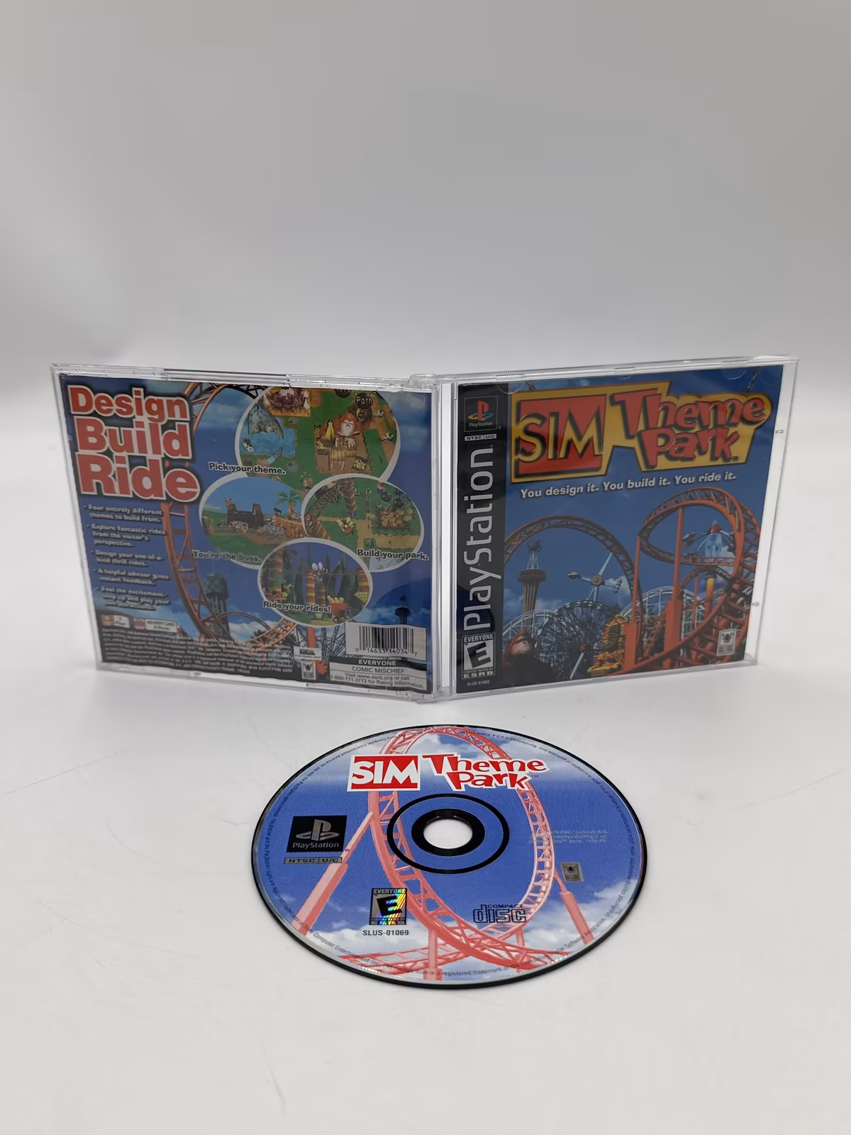 Sim Theme Park - PS1 - Mídia Física - Seminovo
