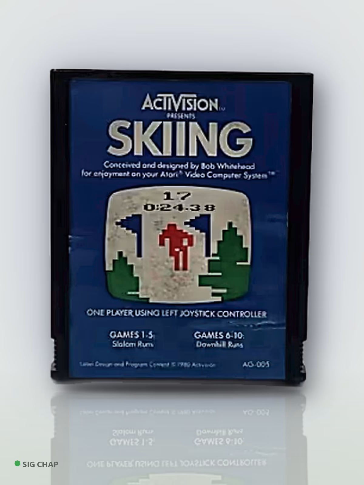 Skiing (Activision) - Seminovo Sem Manual, Atari, foto real da unidade