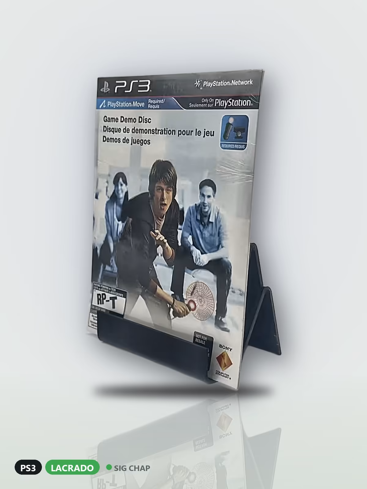Game Demo Disc PlayStation Move, Lacrados · Jogos de PS3, foto real da unidade