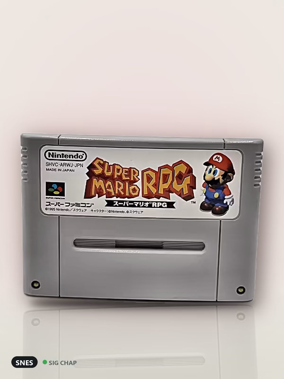 Super Mario RPG (Super Famicom), Retrô · Super Nintendo, foto real da unidade