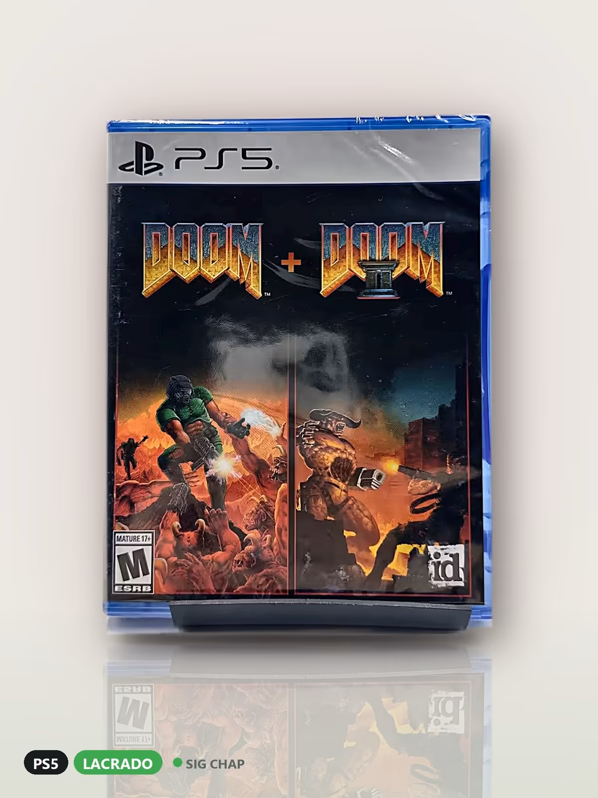 Doom + Doom II, Lacrados · Jogos de PS5, foto real da unidade
