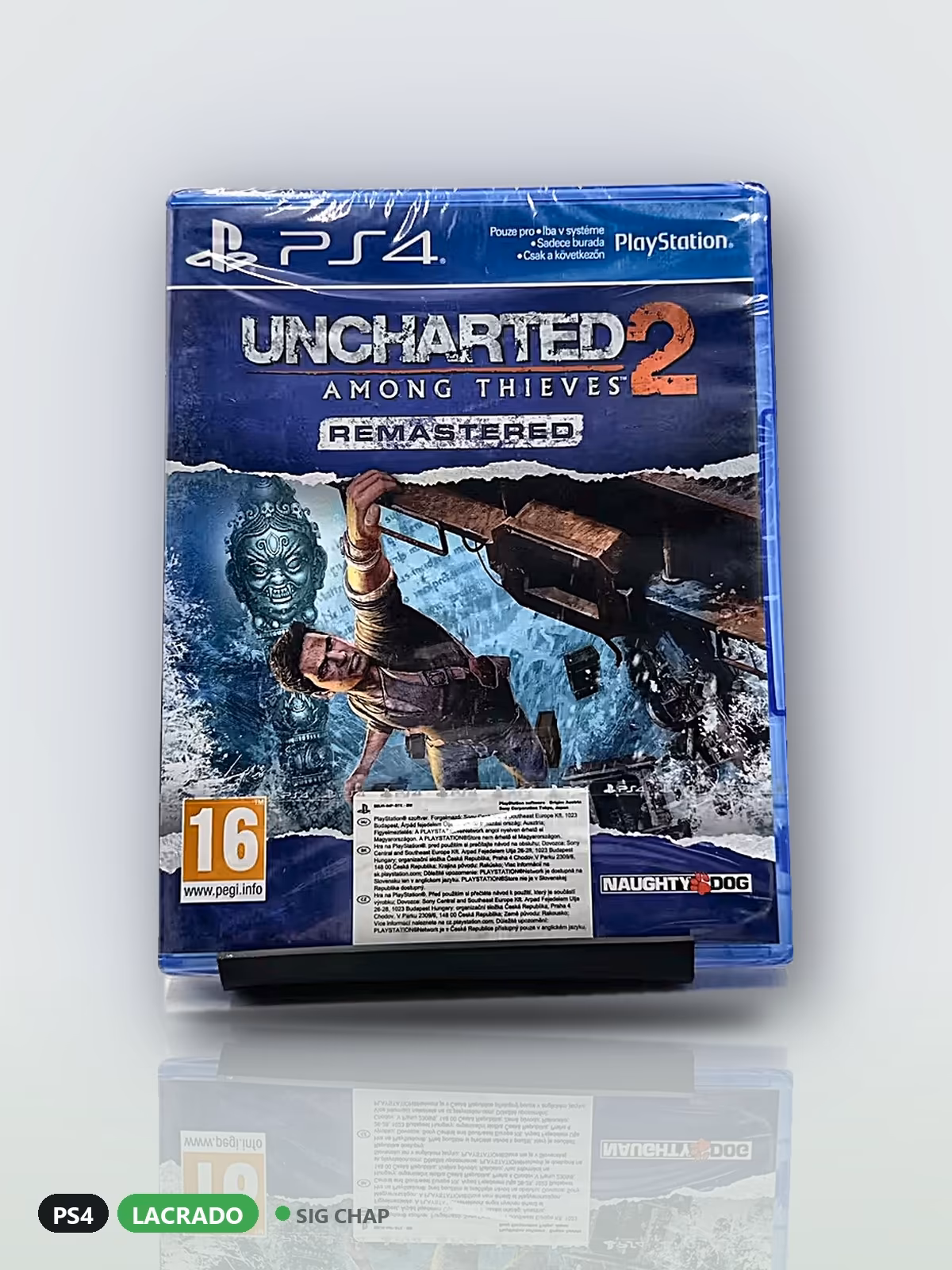 Uncharted 2: Among Thieves Remastered, Jogos de PS4 · Lacrados, foto real da unidade