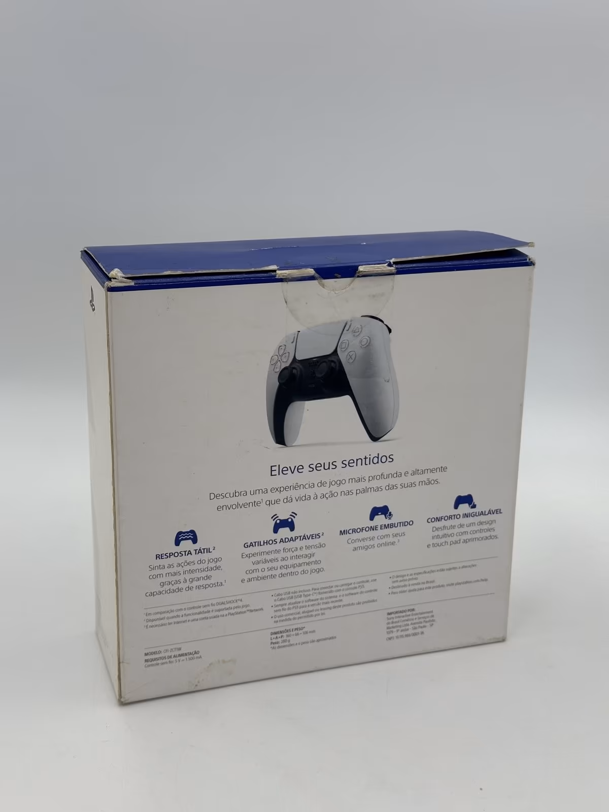 Controle DualSense PS5 Customizado God of War (Azul), PS5, foto real 6 de 6