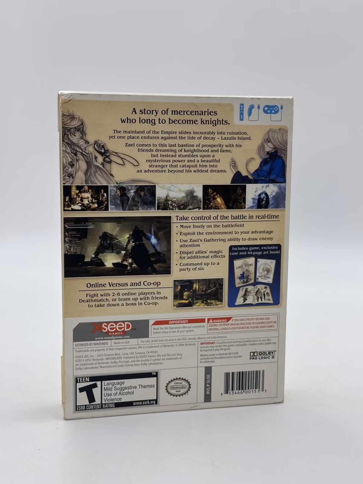 The Last Story - Limited Edition - Seminovo Completo, WII, foto real 2 de 6