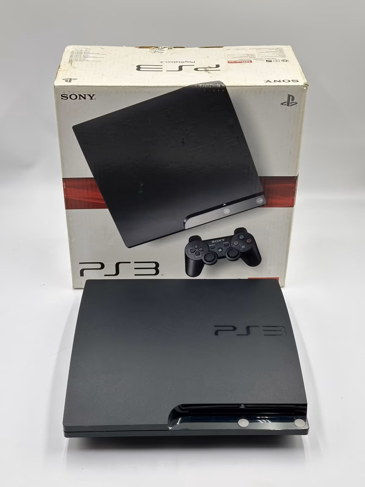 PS3 Slim na Caixa (não funciona)