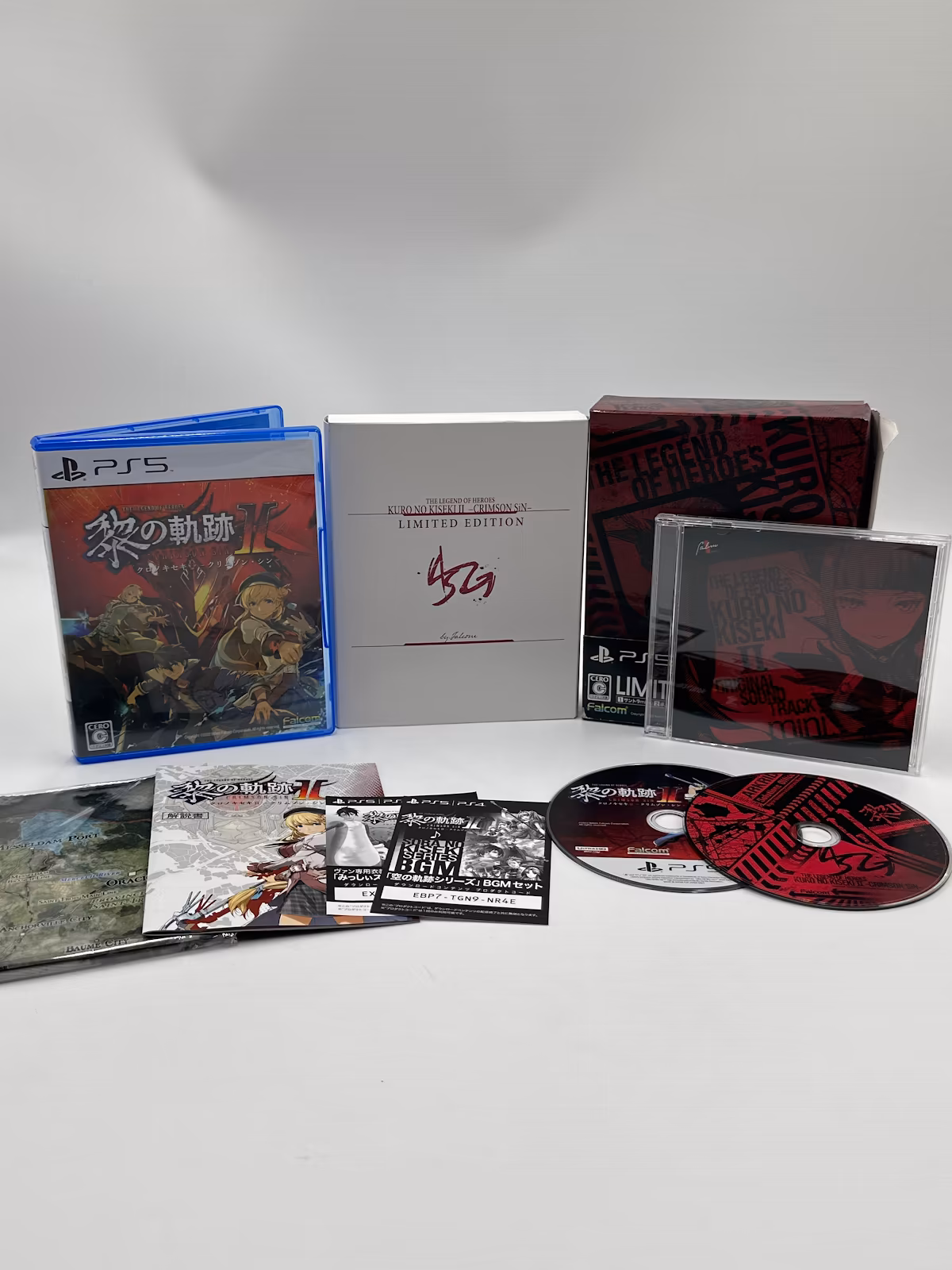 Kuro no Kiseki II: Crimson Sin Limited Edition - PS5 - Mídia Física - Seminovo Completo (Japonês)
