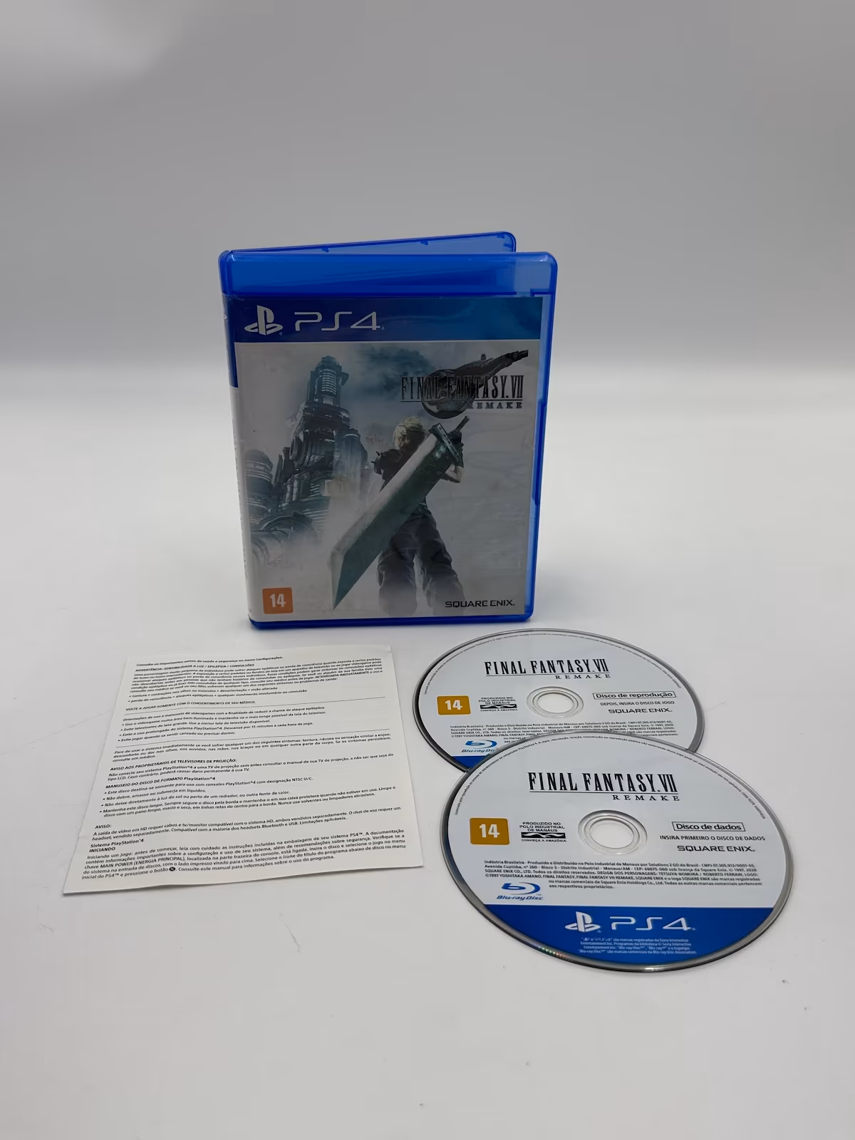 Final Fantasy VII Remake - PS4 - Mídia Física - Seminovo