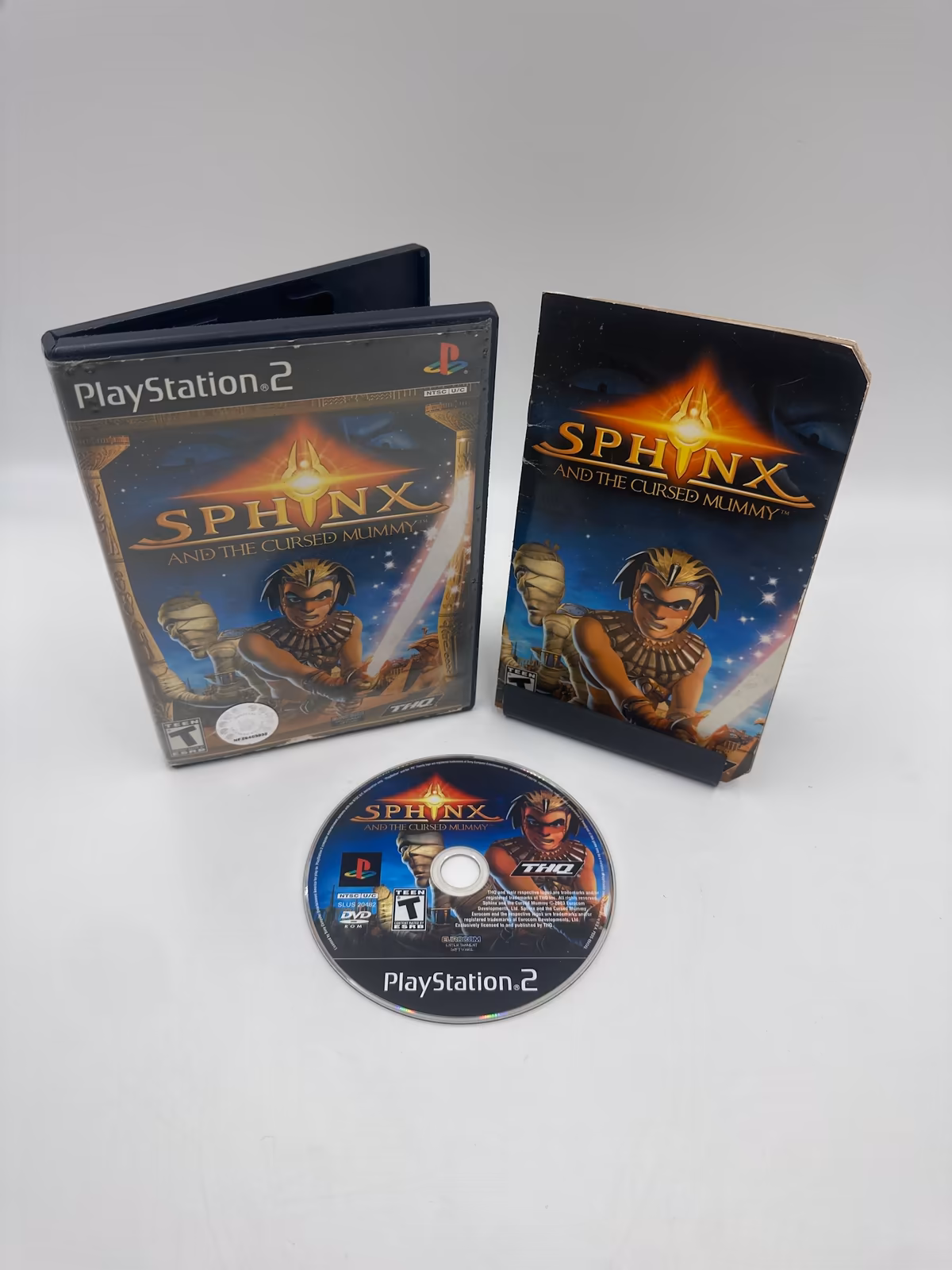 Sphinx and the Cursed Mummy - PS2 - Mídia Física - Seminovo Completo