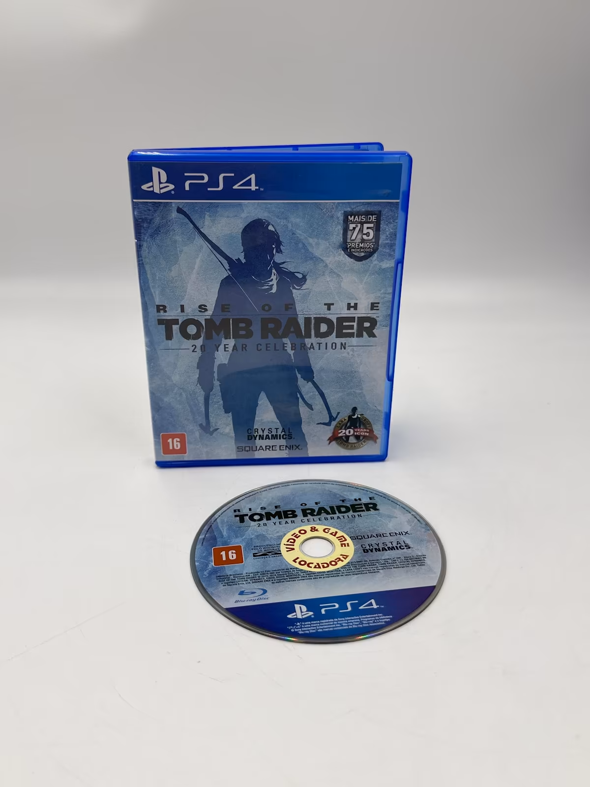 Rise of the Tomb Raider: 20 Year Celebration - PS4 - Mídia Física - Seminovo