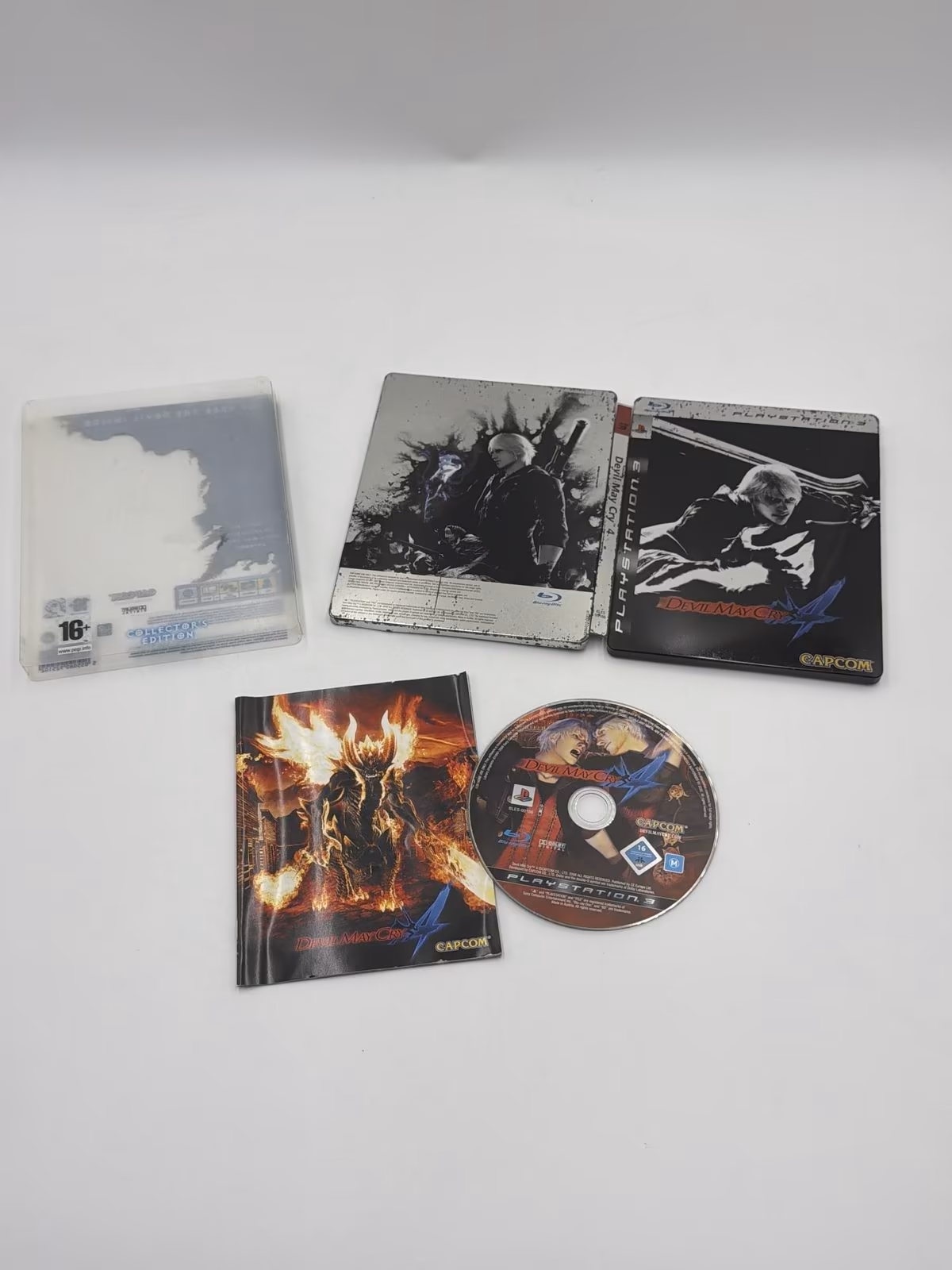 Devil May Cry 4 Collector's Edition Steelbook - PS3 - Mídia Física - Seminovo Completo