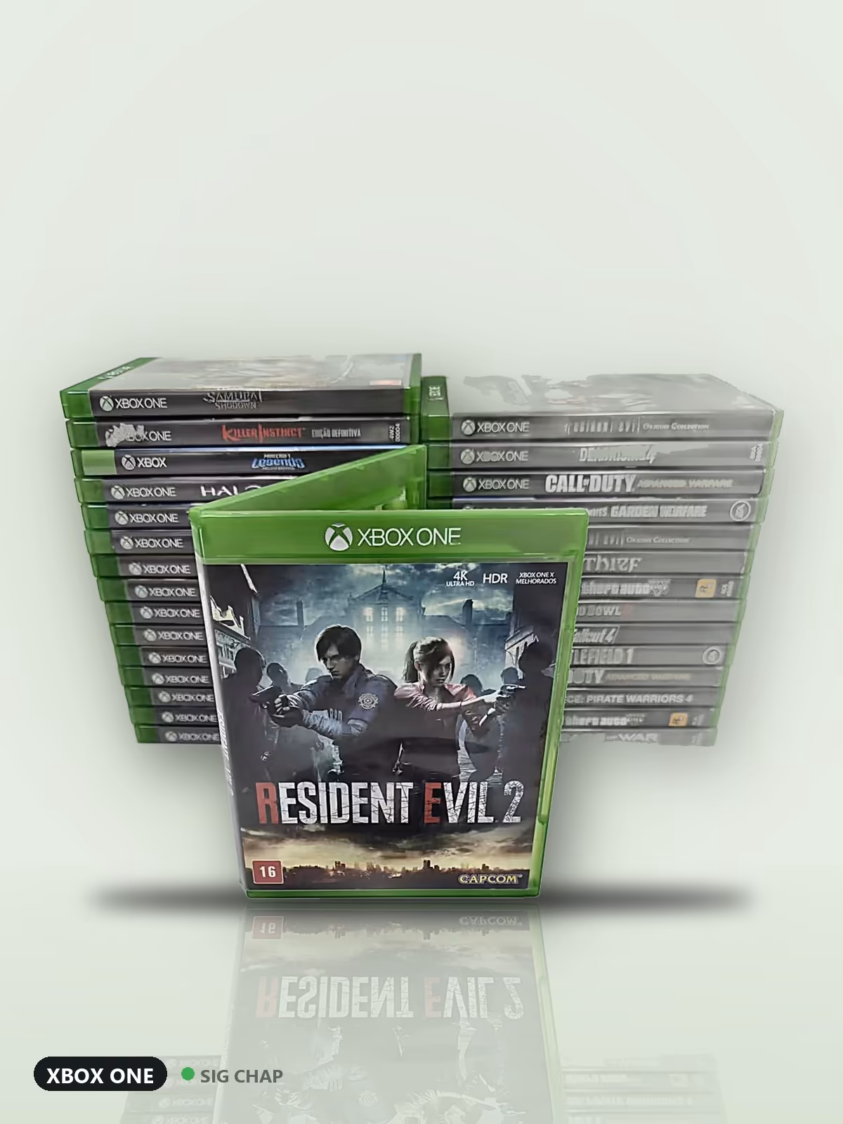 Resident Evil 2, XBOX One, foto real da unidade