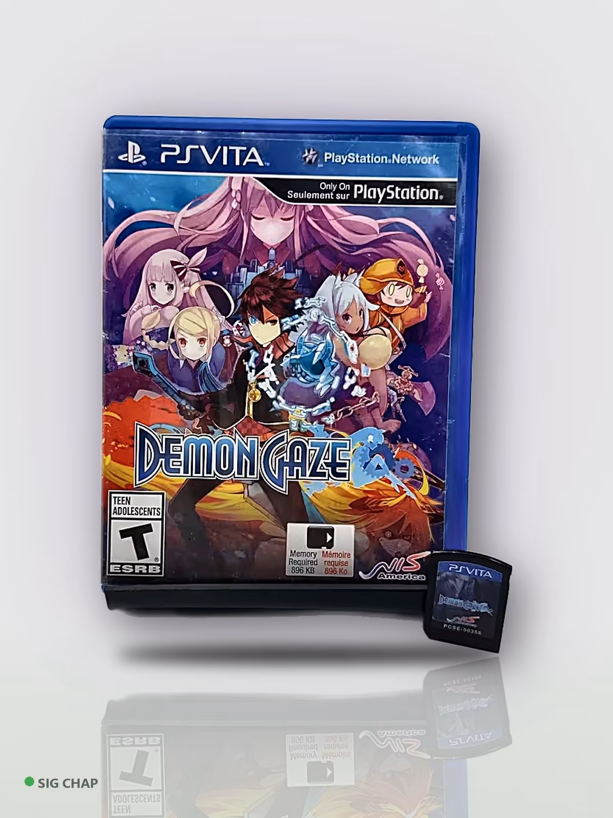 Demon Gaze, PS VITA, foto real da unidade