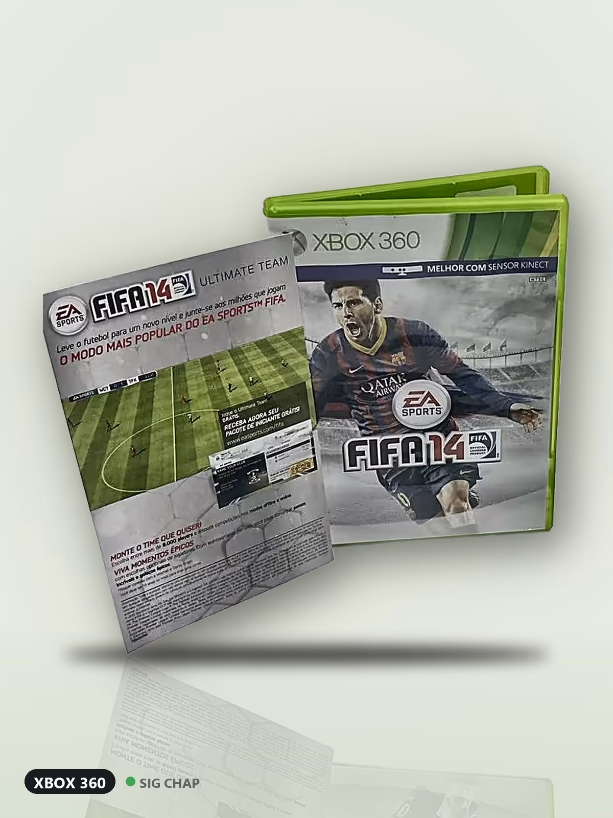 FIFA 14 - Seminovo Sem Manual, Jogos de XBOX 360, foto real da unidade