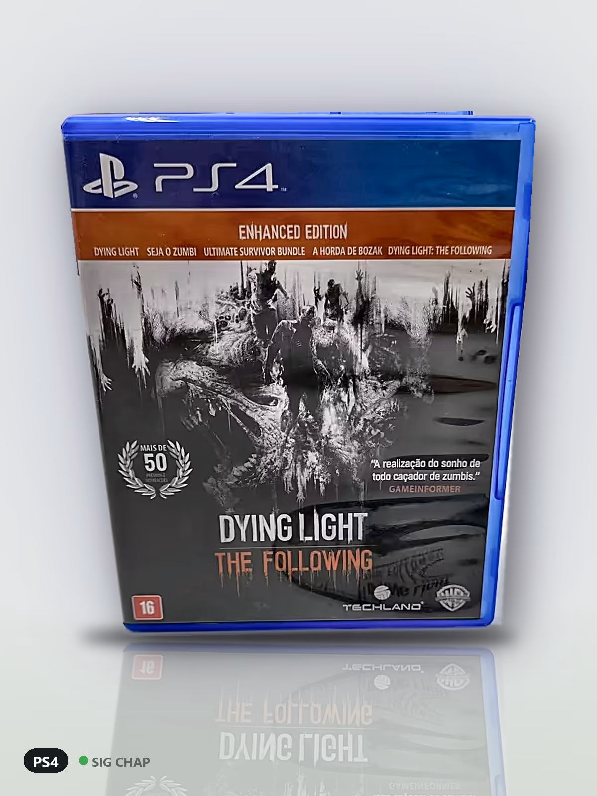 Dying Light: The Following - Enhanced Edition, Jogos de PS4, foto real da unidade