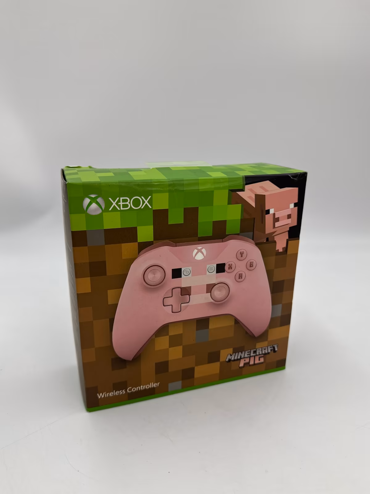 Controle Xbox Wireless Minecraft (Pig), foto real da unidade