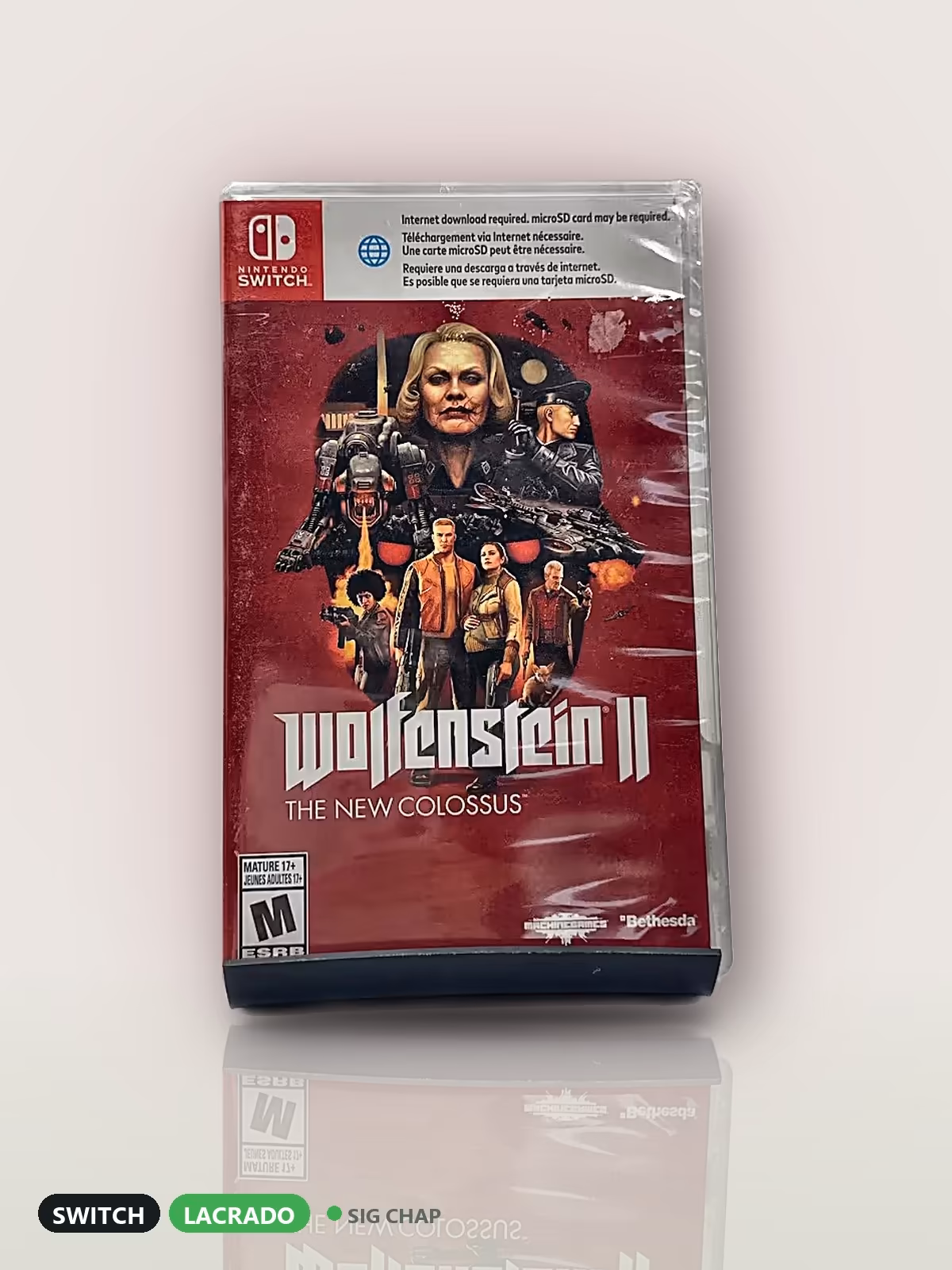 Wolfenstein II: The New Colossus, Lacrados · Jogos de Switch, foto real da unidade